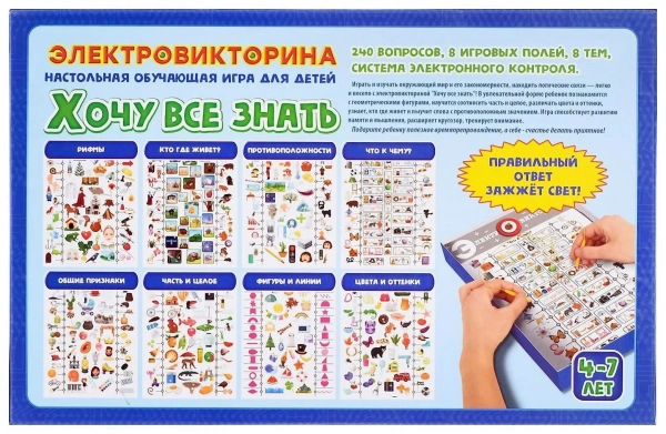 Электровикторина Хочу все знать