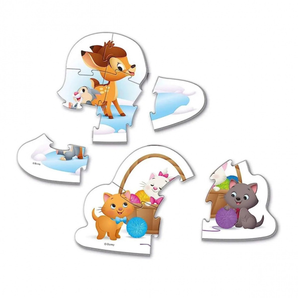 Пазлы. 4 MINI Мой первый пазл Disney Animals
