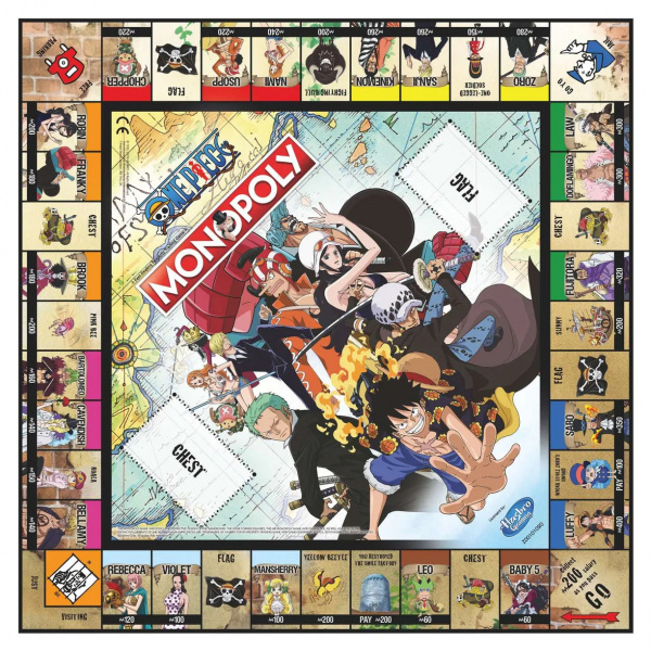 Настольная игра Монополия One Piece на англ. языке