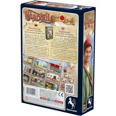 Настольная игра "Istanbul: Brief & Siegel. Erweiterung" на англ. яз.