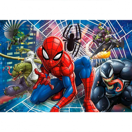 Пазлы. 30 Marvel. Человек паук