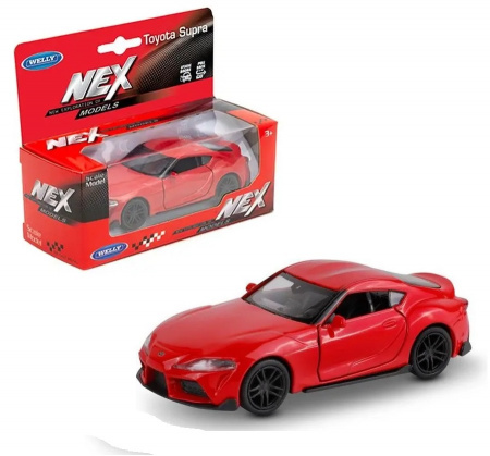 Welly Машинка 1:38 Toyota Supra красный