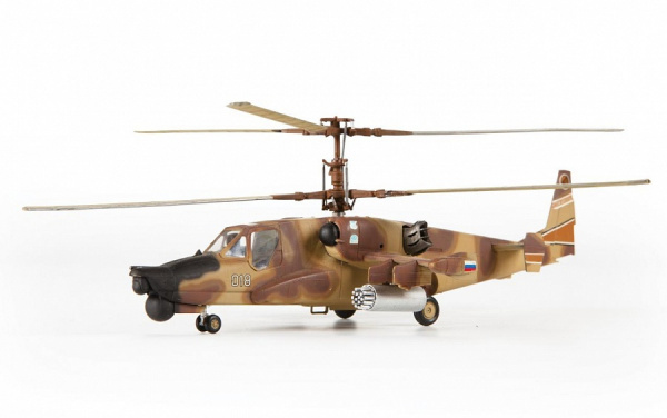Сборная модель Вертолет Ка-50 Черная акула склейка