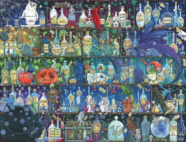Пазлы. 2000 Яды и зелья