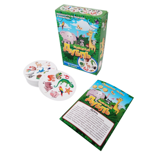 Настольная игра "Дубль. Животные"