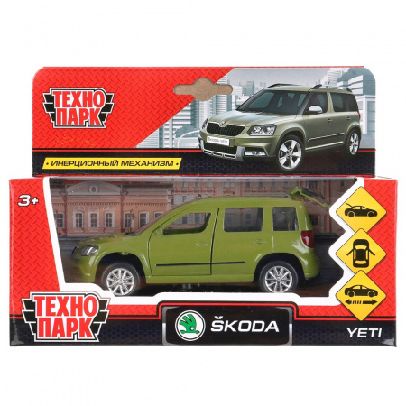 Машина металлическая Skoda Yeti инерционная