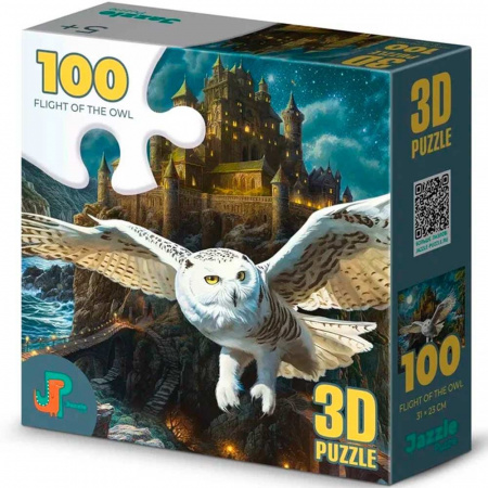 Пазл Prime 3D 100 "Полет совы" 5+