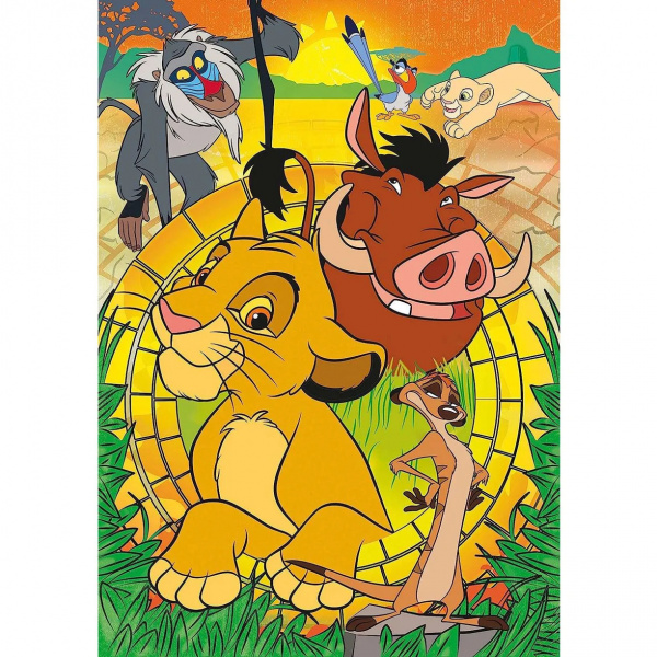 Пазлы. 104-3D Disney. Король лев