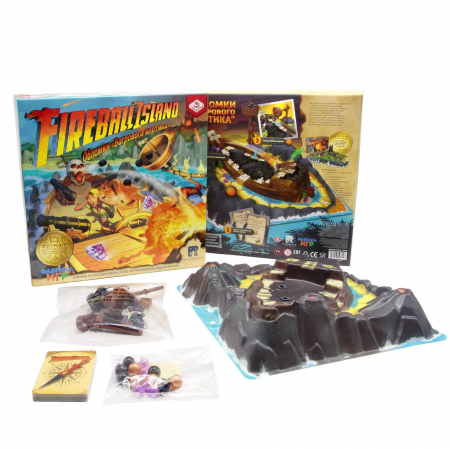 Настольная игра "Fireball Island: Обломки Багрового Кортика"