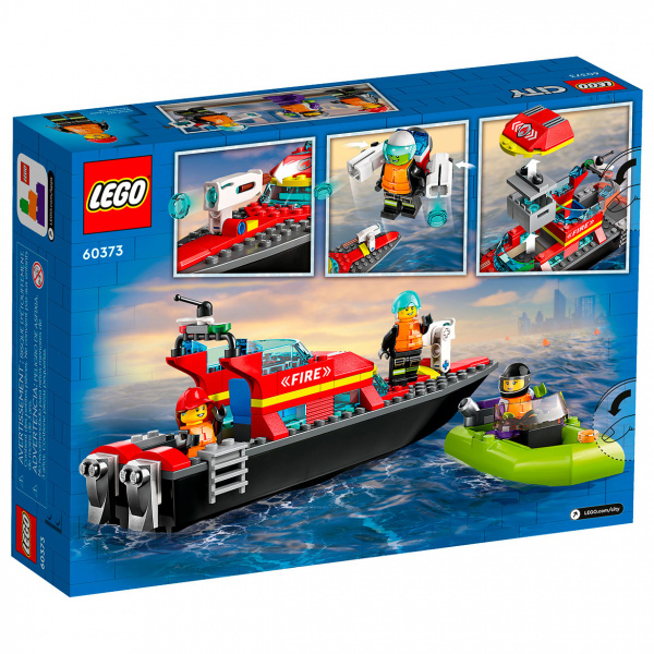 Конструктор LEGO City Пожарно-спасательная лодка