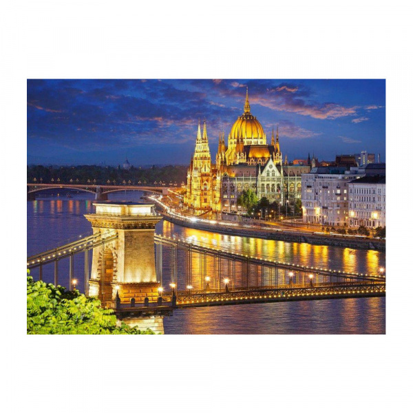 Пазлы. 2000 "Будапешт в сумерках"