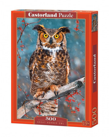 Castorland Пазл 500 Большая рогатая сова