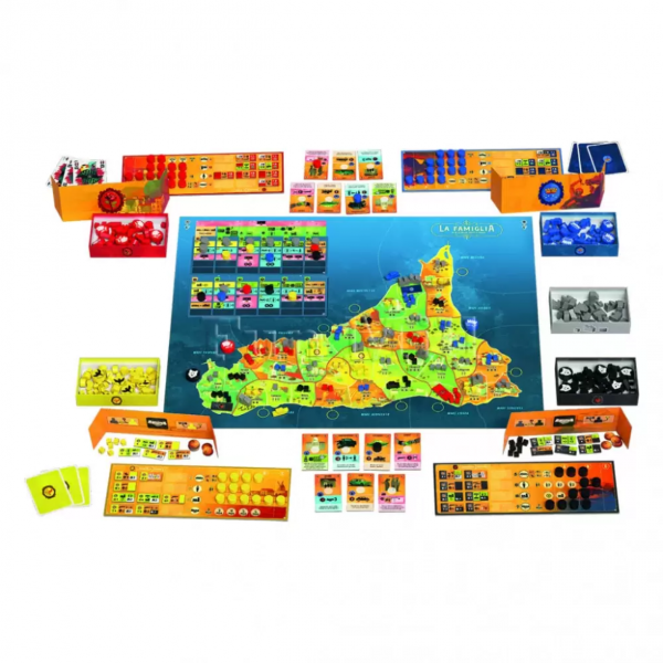 Настольная игра "La Famiglia The great mafia war"