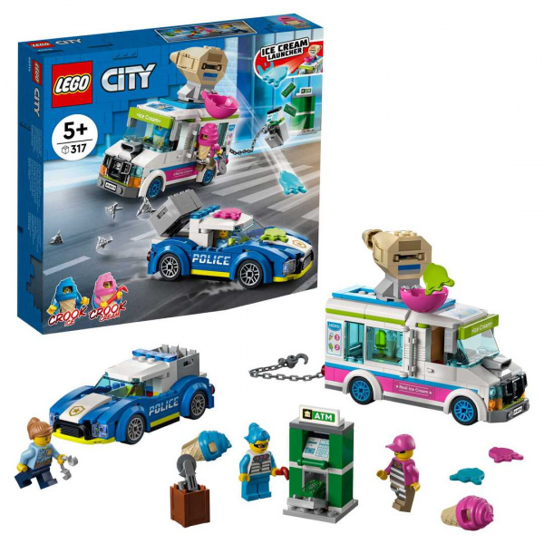 Конструктор LEGO City Погоня полиции за грузовиком