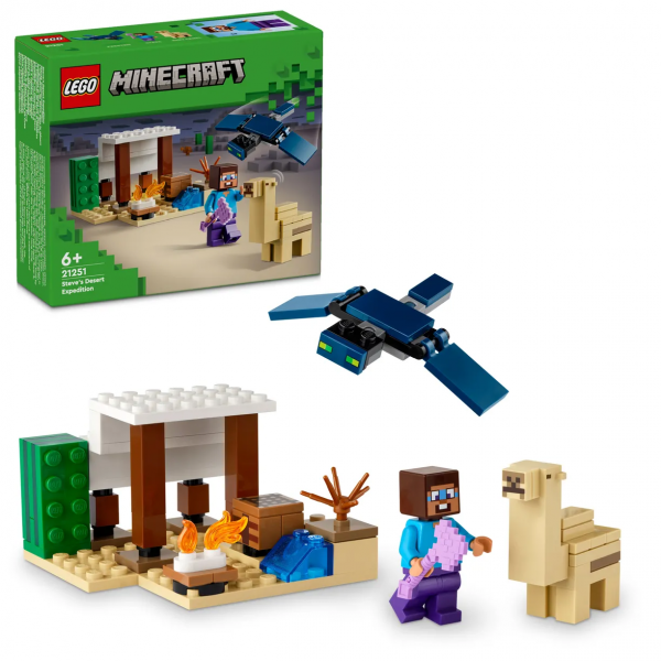 Конструктор LEGO Minecraft Экспедиция Стива по пустыне
