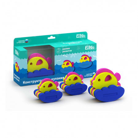Игрушка-конструктор для купания Семейство рыбок