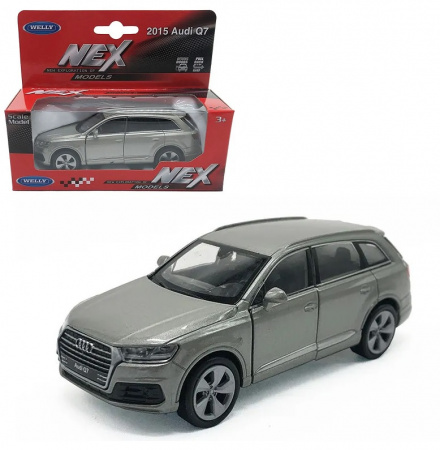 Welly Машинка Audi Q7 серый 43706W-G