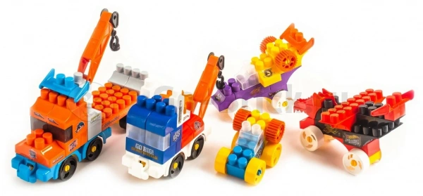 Конструктор Bauer Hot wheels Набор из четырех машин