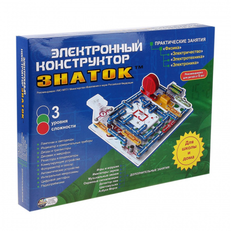 Электронный Конструктор Знаток Школа (999 схем)