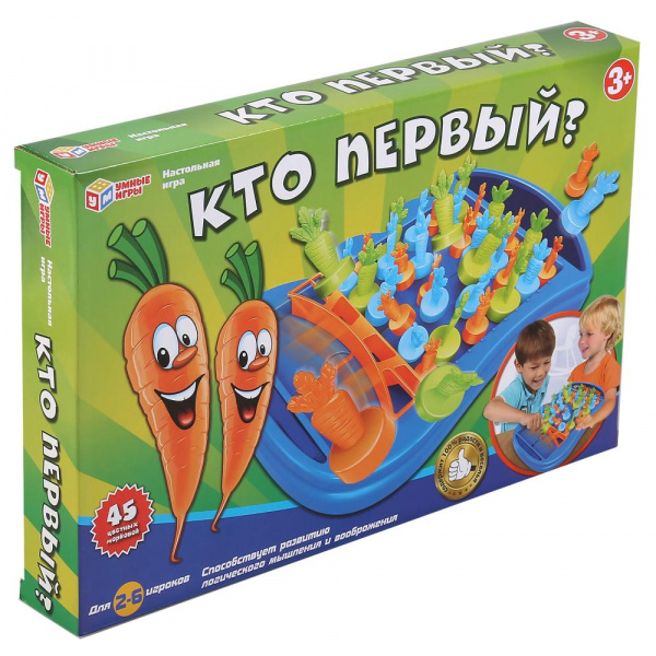 Умные игры Настольная игра Кто первый в коробке