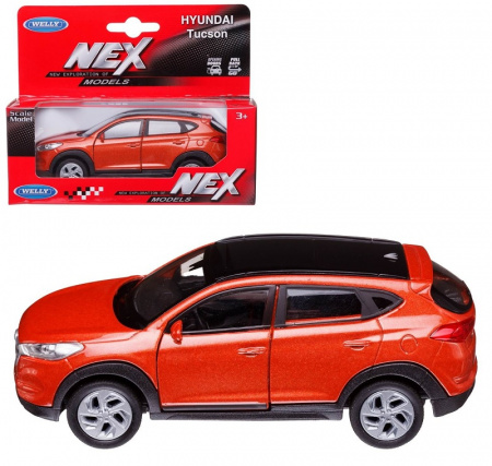 Welly Машинка Hyundai Tucson 43718W-T терракот