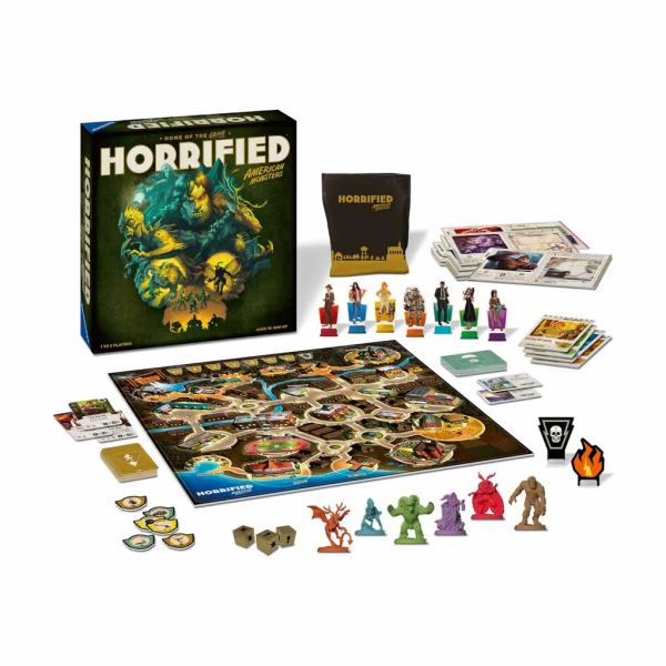 Настольная игра "Horrified: American Monsters"