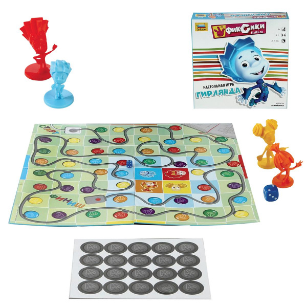 Настольная игра Фиксики Гирлянда