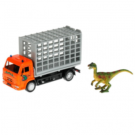 Машина Kamaz с динозавром