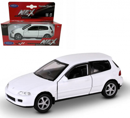 Welly Машинка Honda Civic EG6 43813W-W белый