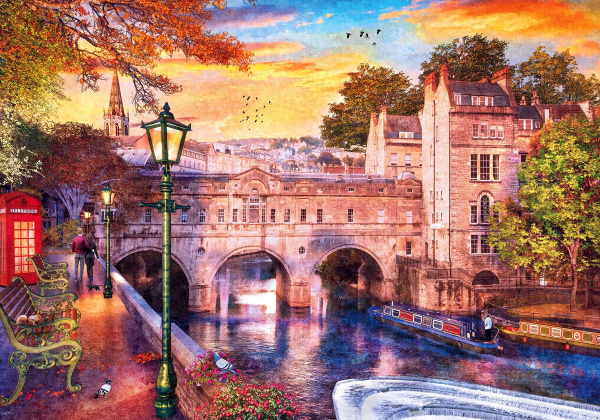 Пазл Ravensburger классический "Романтическая Англия" 1000 элементов