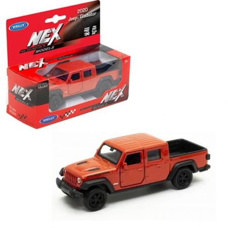 Welly Машинка 1:38 Jeep Gladiator оранжевый