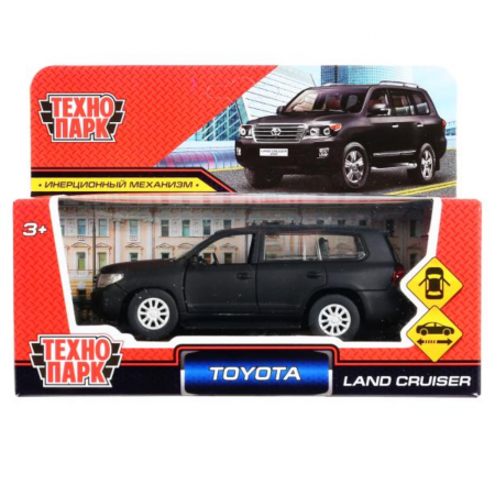 Машина "Toyota Land cruiser" матовая инерционная