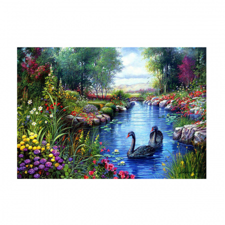 Пазлы. 1500 "Черные лебеди"
