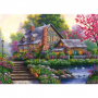 Пазл Ravensburger классический "Романтический коттедж" 1000 элементов