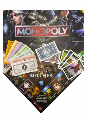 Настольная игра Монополия Ведьмак на русском языке 