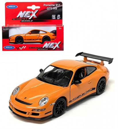 Welly Машинка Porsche 911 GT3 RS 42397W-O оранжевый