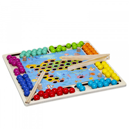 Развивающая игра из дерева Мозаика цвета
