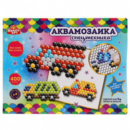 Аквамозаика Спецтехника 400 бусин