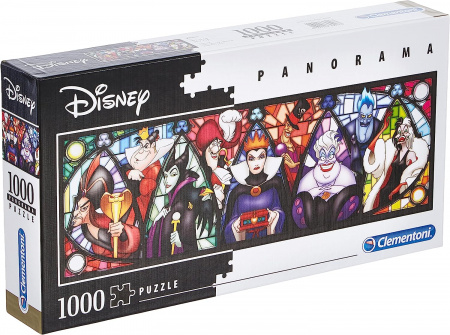 Пазл. 1000 "Панорама. Коллекция Disney. Злодеи"