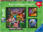 Ravensburger Пазл картина 3x49 Майнкрафт биомы