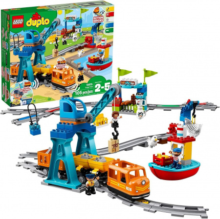 LEGO. Конструктор 10875 Duplo Number Train (Грузовой поезд)